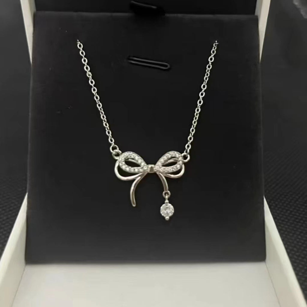Lunar Butterfly Pendant Necklace