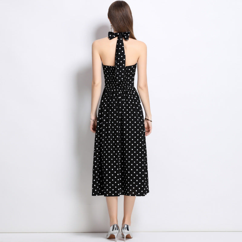 French Retro Sleeveless Dress