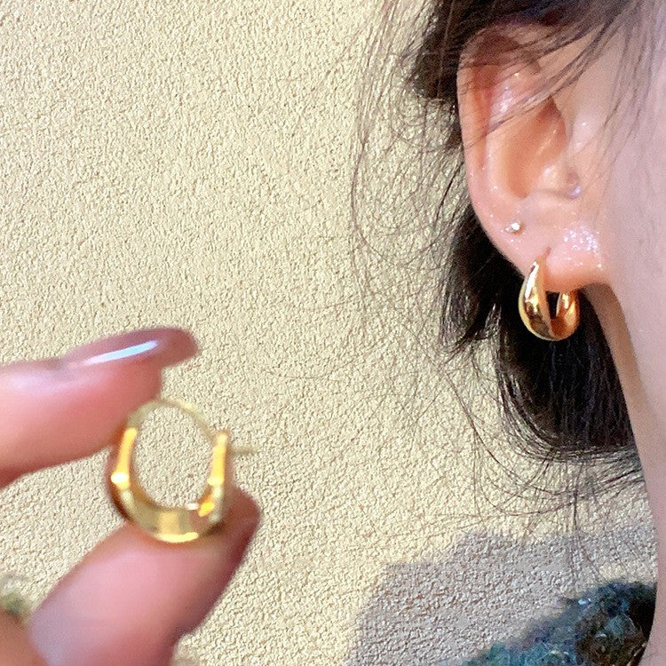 Linea Geometric Metal Earrings