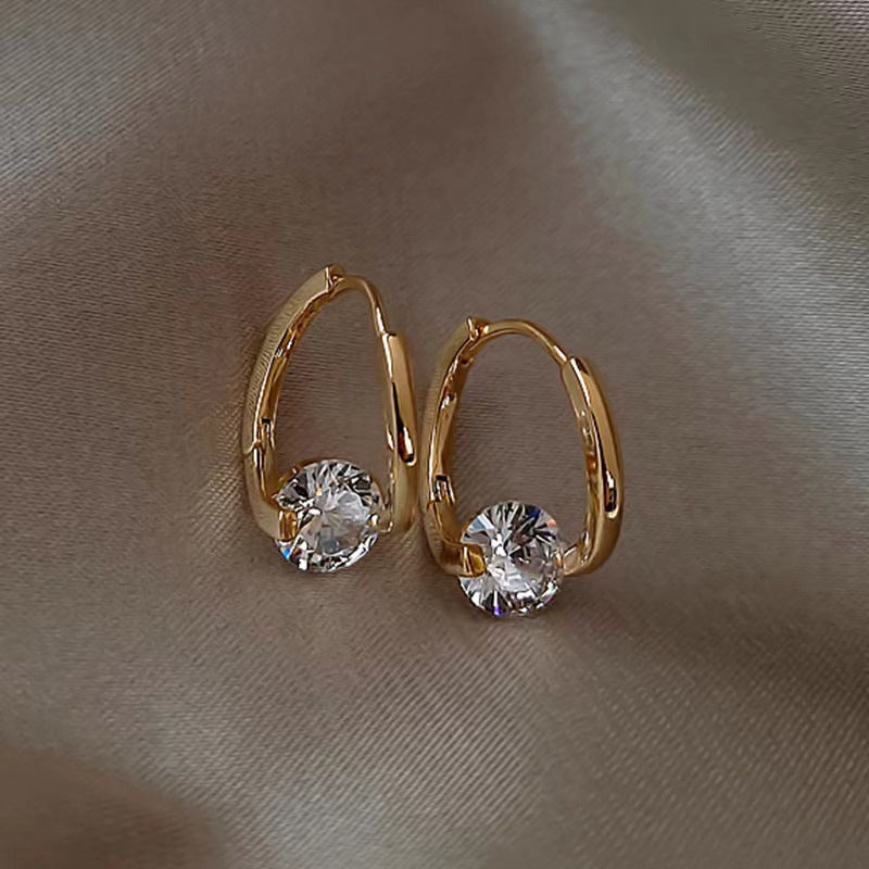 Arcadia Geo Zircon Earrings
