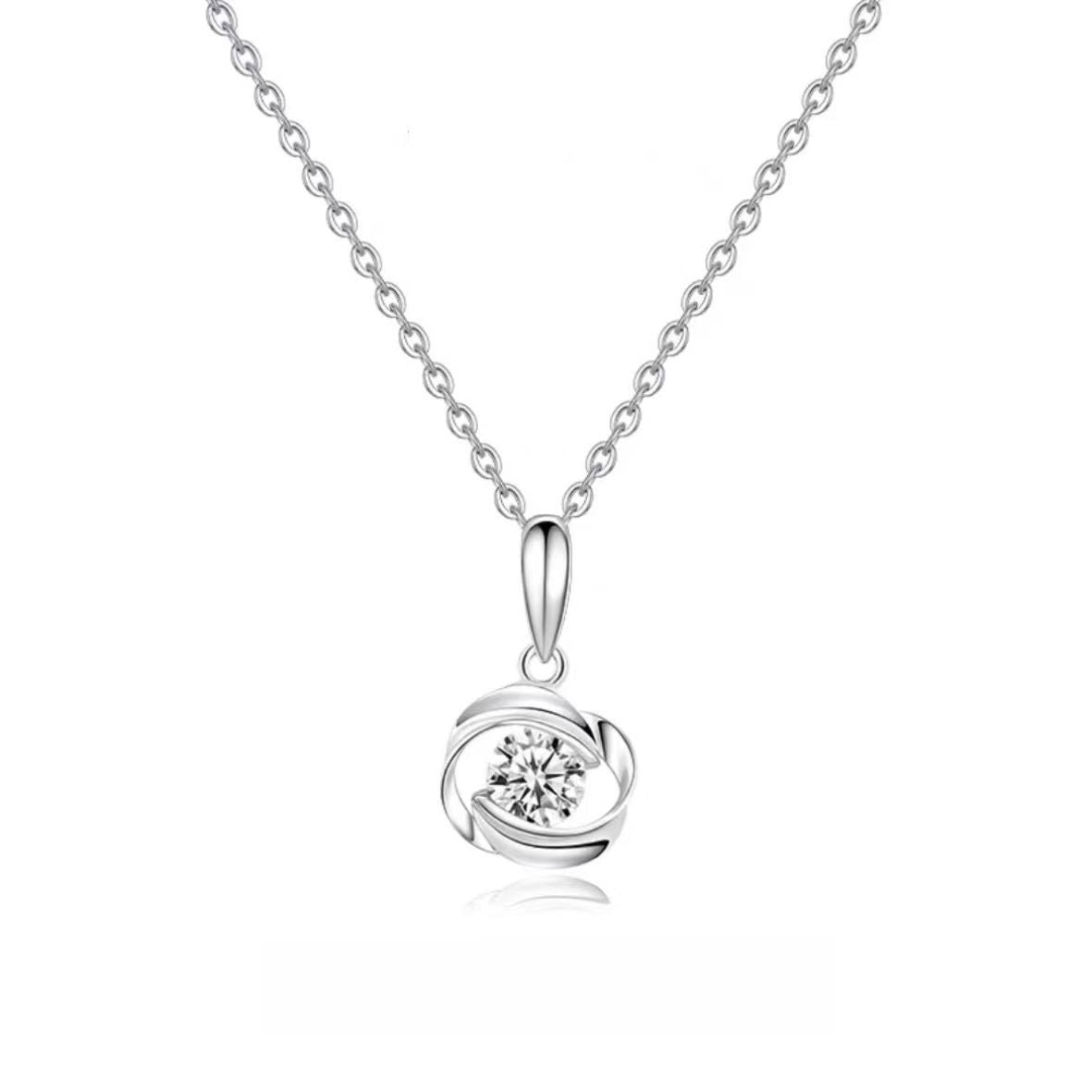 White Copper Butterfly Dream Necklace