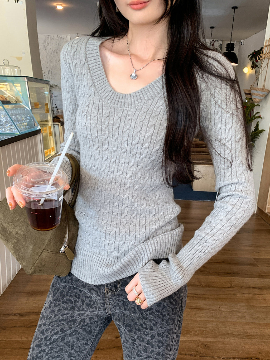 Vintage Cable-Knit Sweater