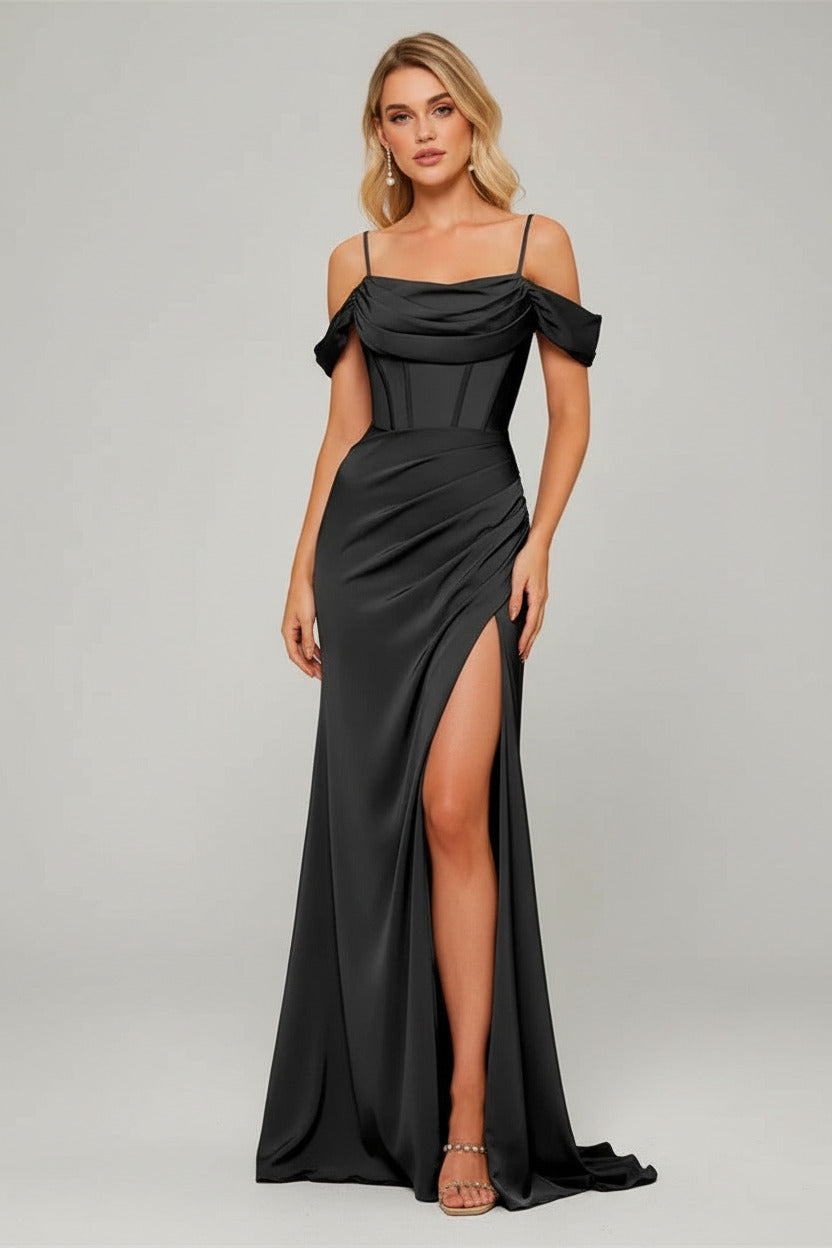 Mermaid Off-Shoulder Evening Dress