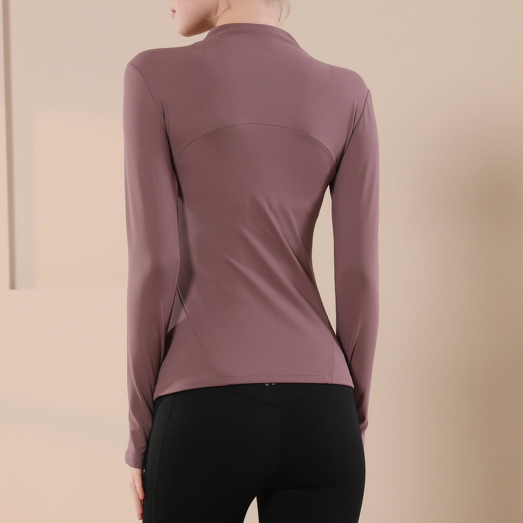 Women's Slim Fit Yoga Jacket with Zipper