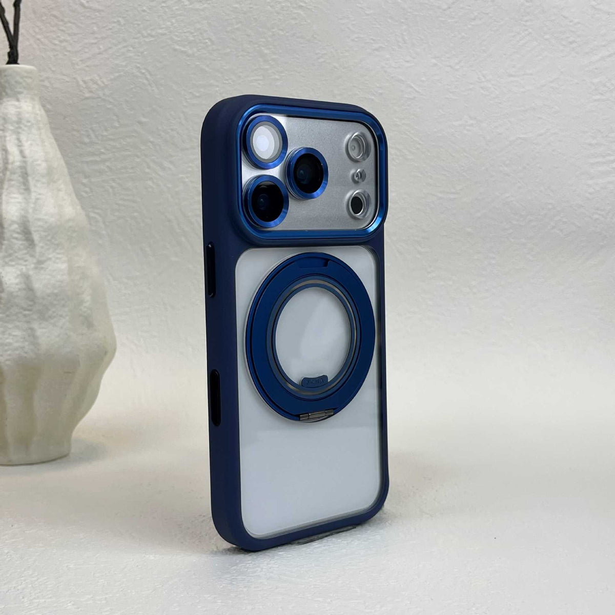 360 rotating bracket magnetic phone case