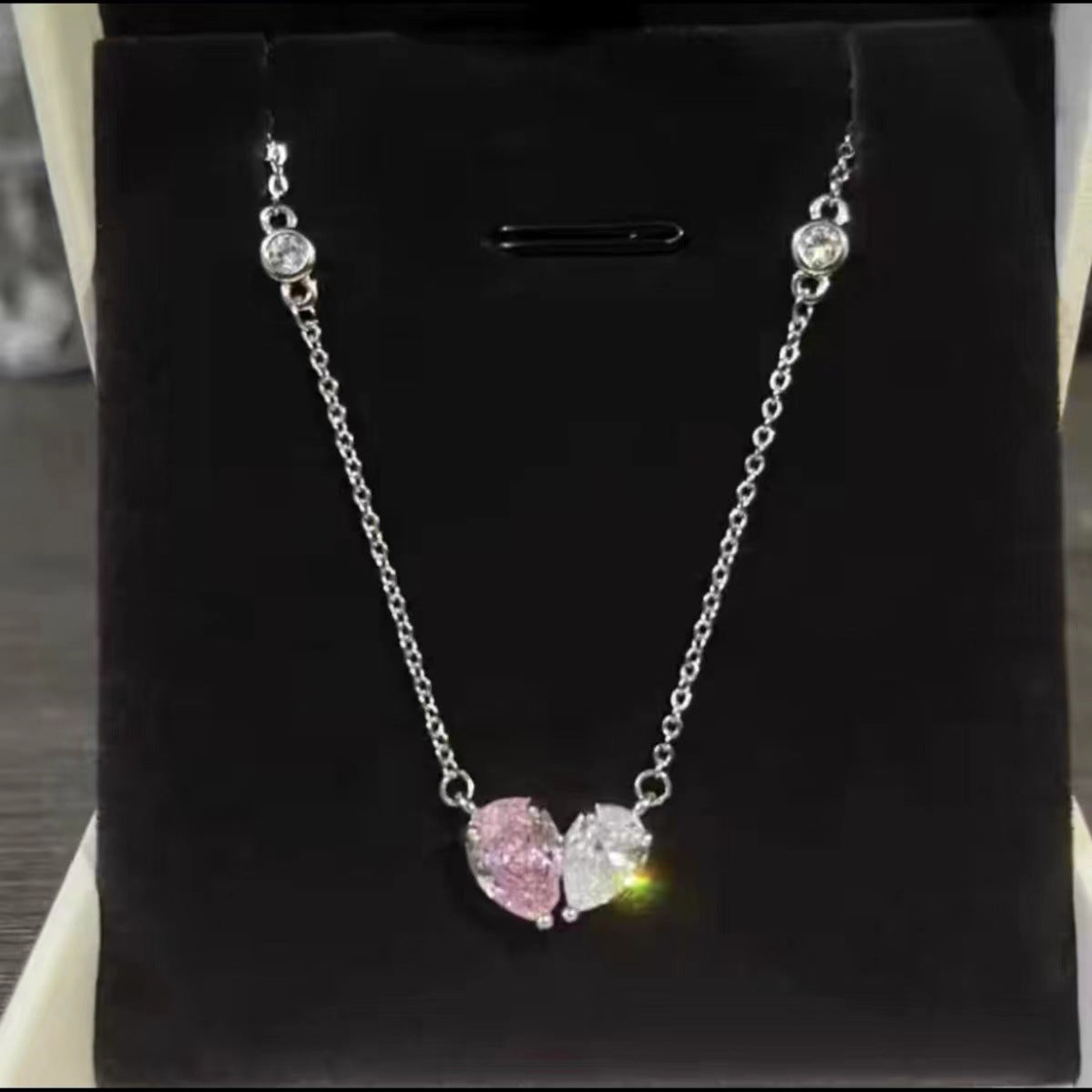 White Copper Butterfly Dream Necklace