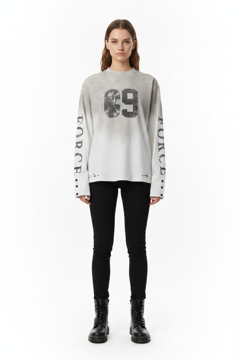 Retro T-Shirt Unisex Streetwear Long Sleeve Pullover