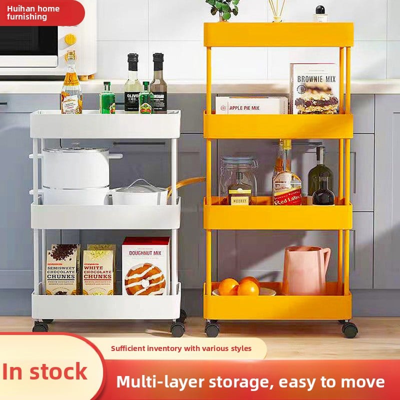 Multi-layer movable storage rack
