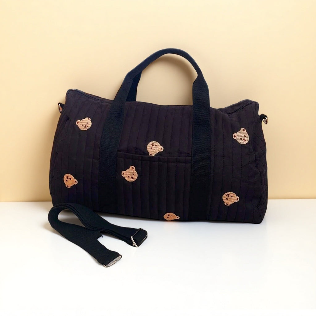 Lightweight Embroidered Travel Satchel