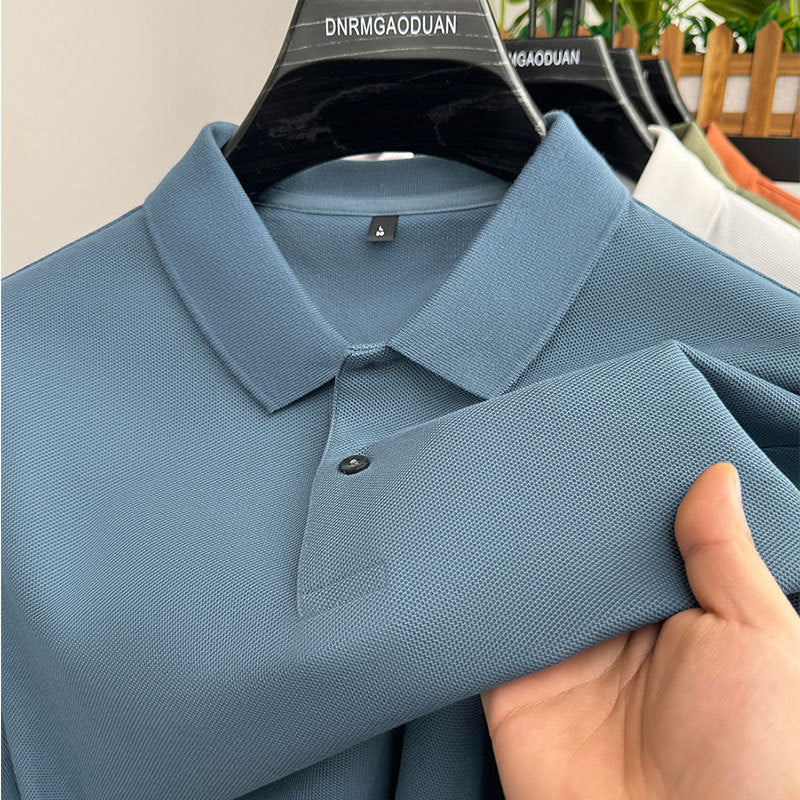 Mens Cotton Polo Shirt Short Sleeve t shirt