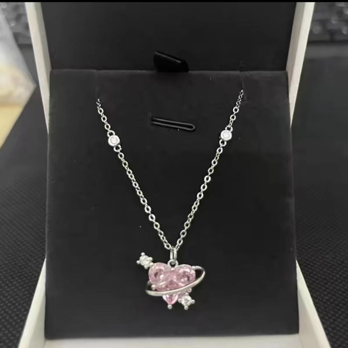 White Copper Butterfly Dream Necklace