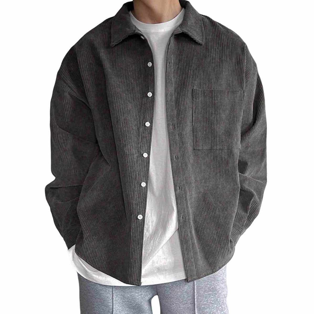 Velvet Men's Shirt - Breathable Polyester, 3D Printed Design, Relaxed Fit