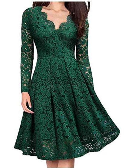 Valencia Lace A-Line Dress