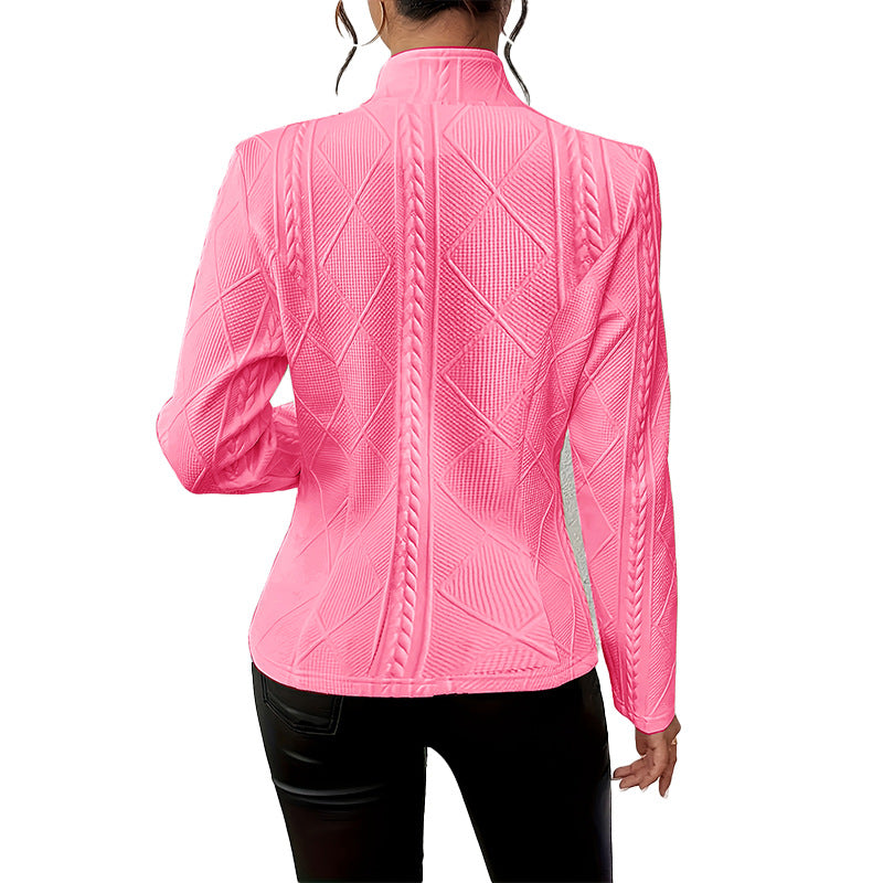Winter and autumn button-patterned small suit jacket