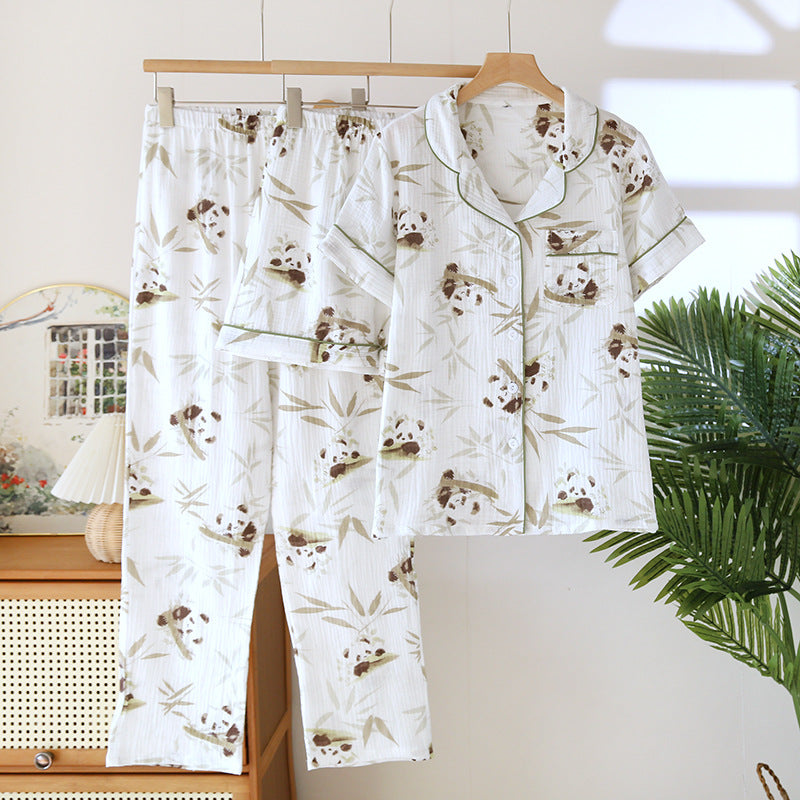 Three-piece lightweight pajama set
