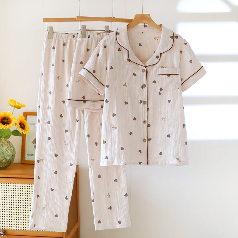 Three-piece lightweight pajama set