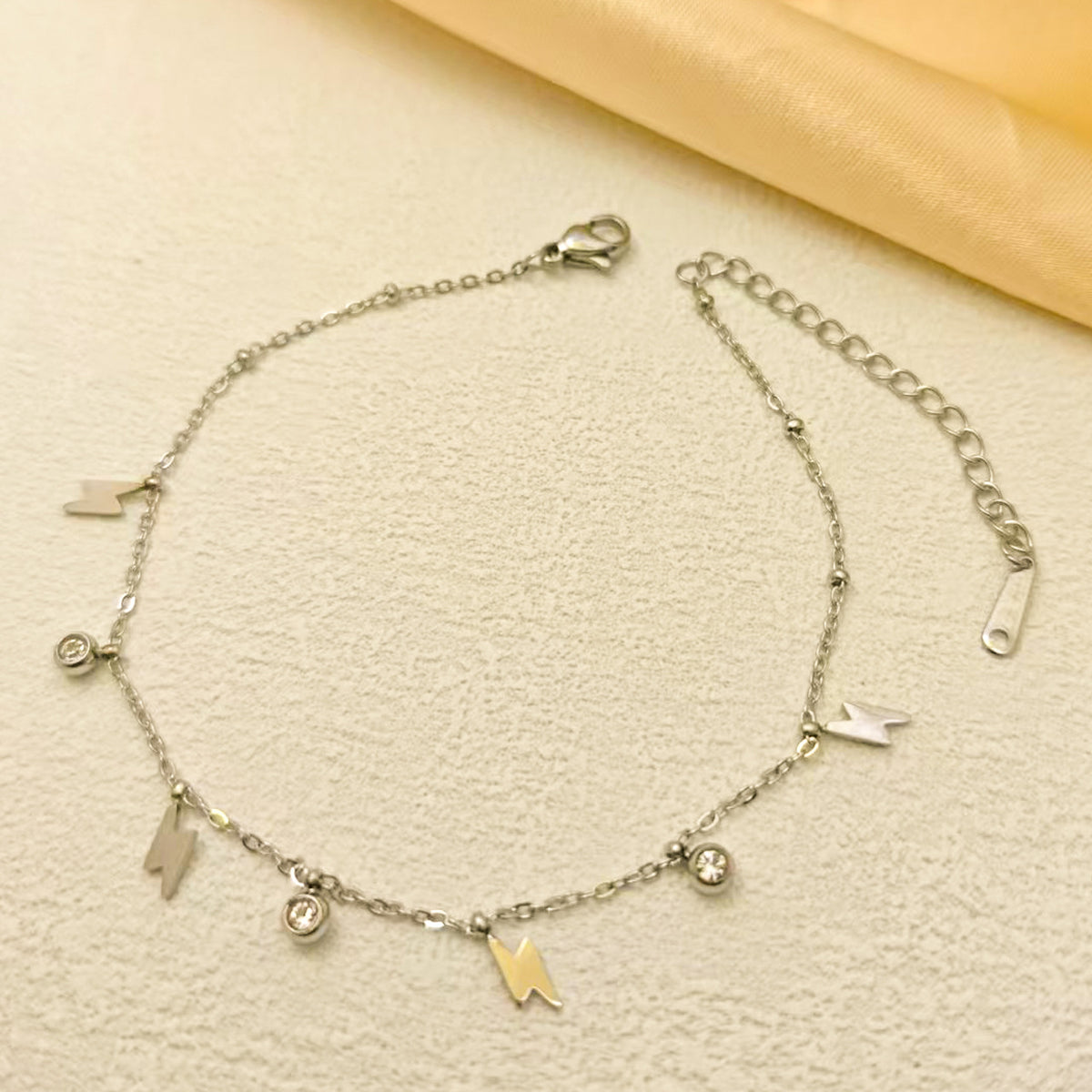 Fashion Titanium Steel Ankle Chain with Tassel