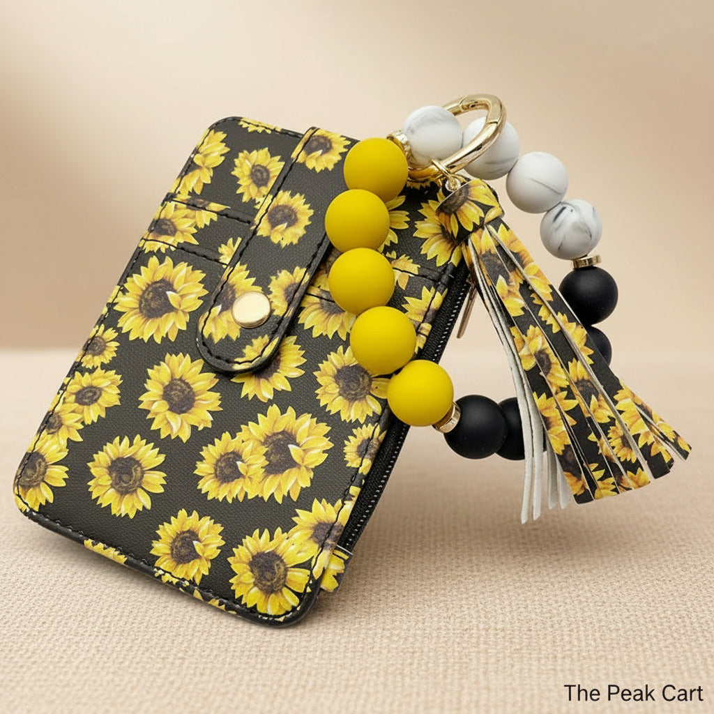 Silicone Leopard Print Sunflower Cow Pattern Bracelet