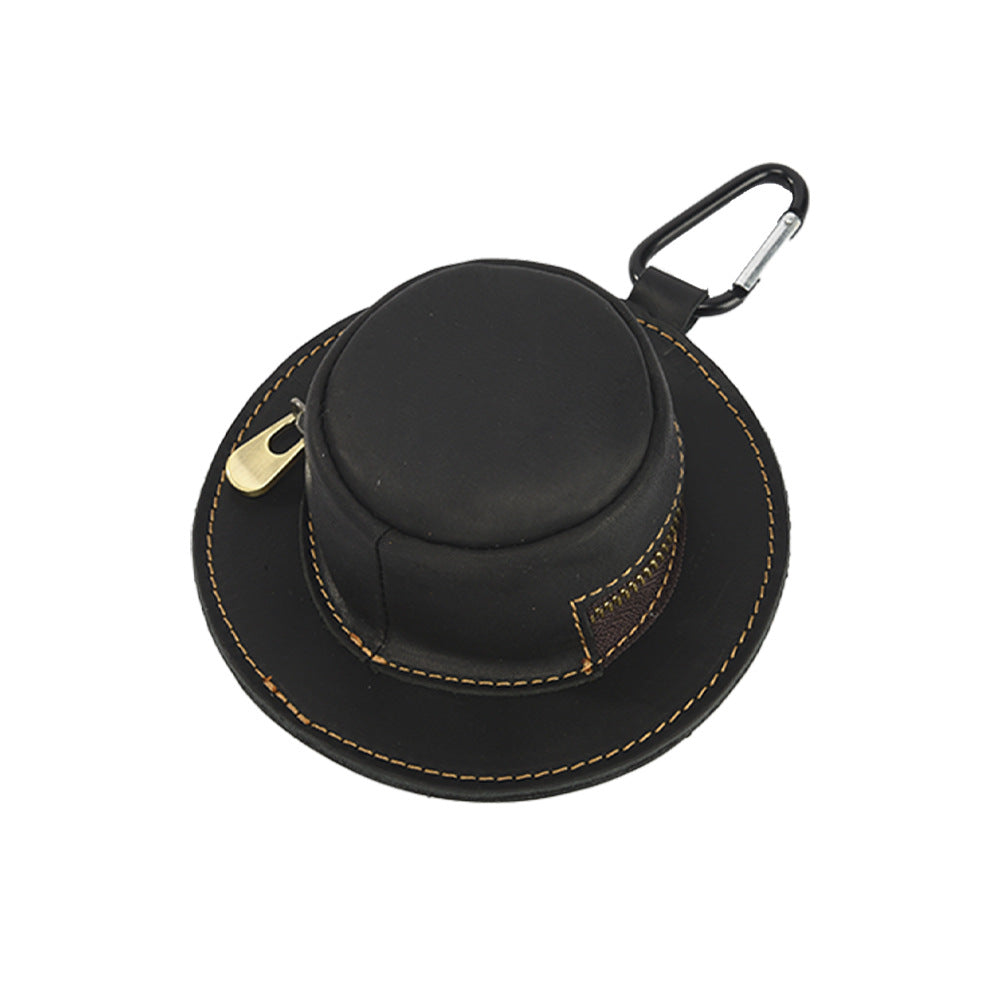 Creative Hat Shape Genuine Leather Coin Purse