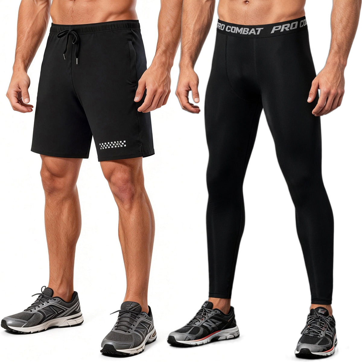 Mens Quick-Dry Elastic Training Shorts - Lightweight & Breathable