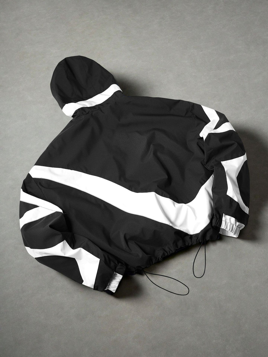 Mens Hooded Sporty Zipper Jacket