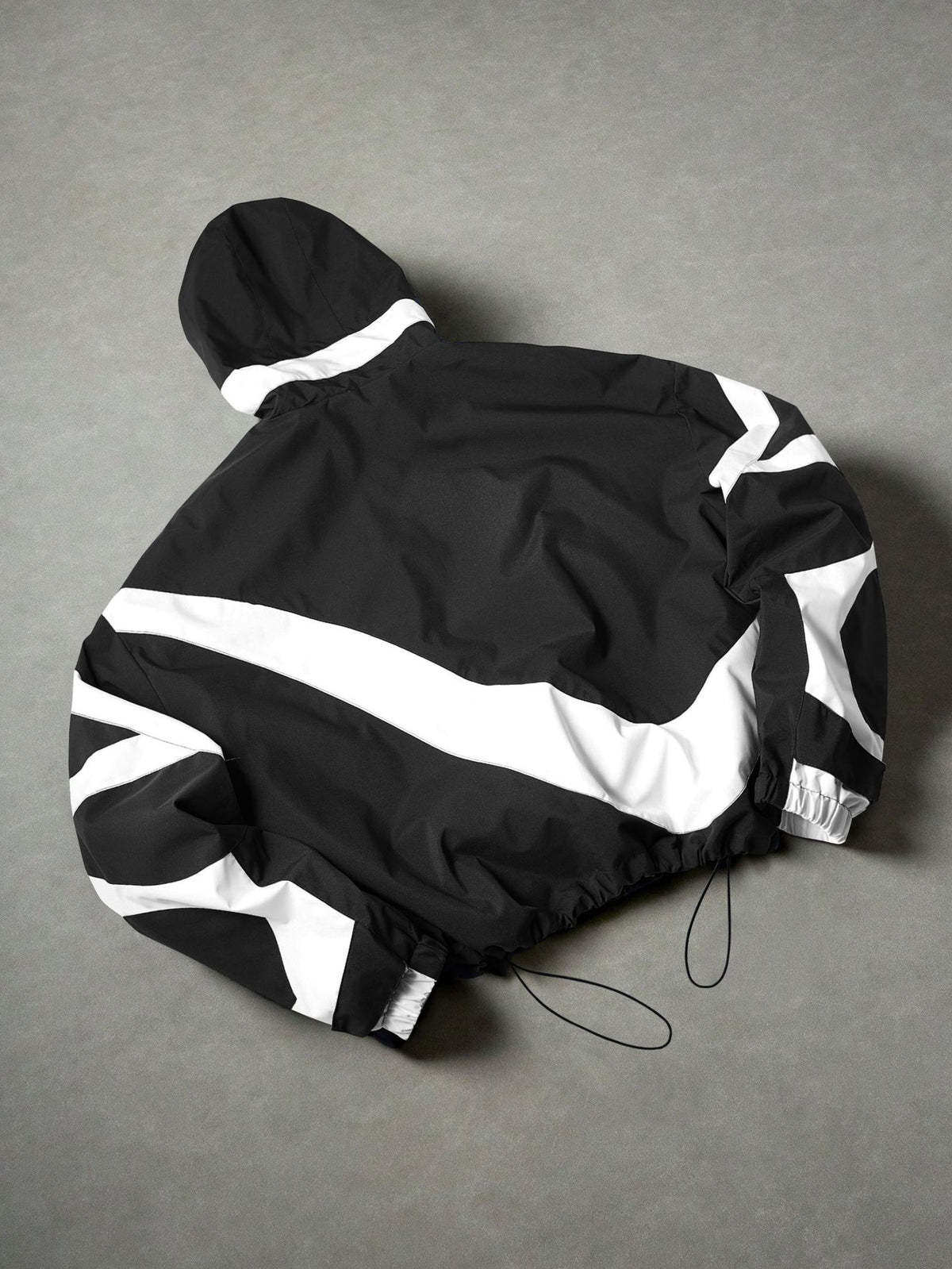 Mens Hooded Sporty Zipper Jacket