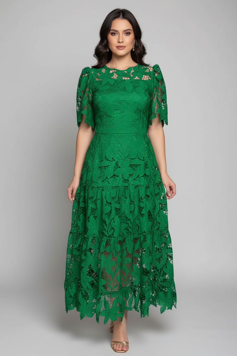 Serena Lace A-Line Dress