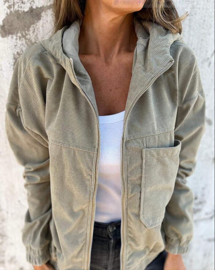 New Solid-Colored Women's Jacket