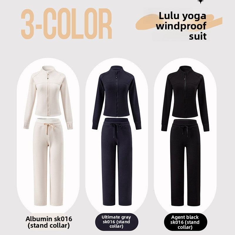 Women's hooded windproof set