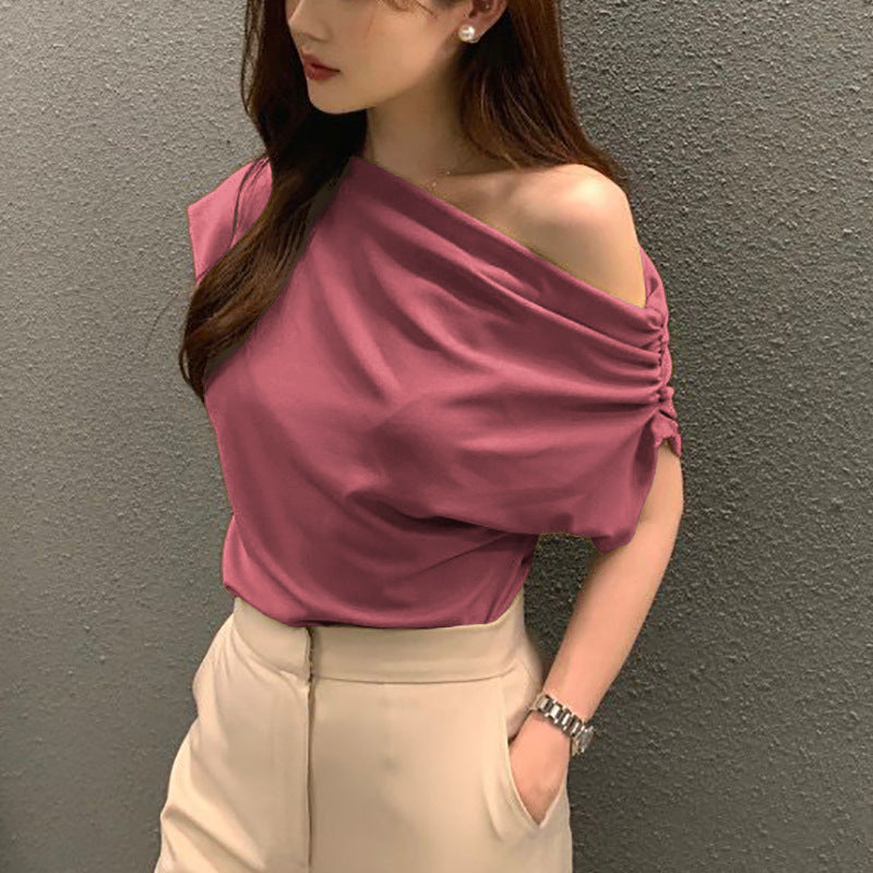 Short-sleeved T-shirt for girls