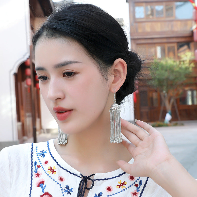 Exotic Vintage Tassel Earrings