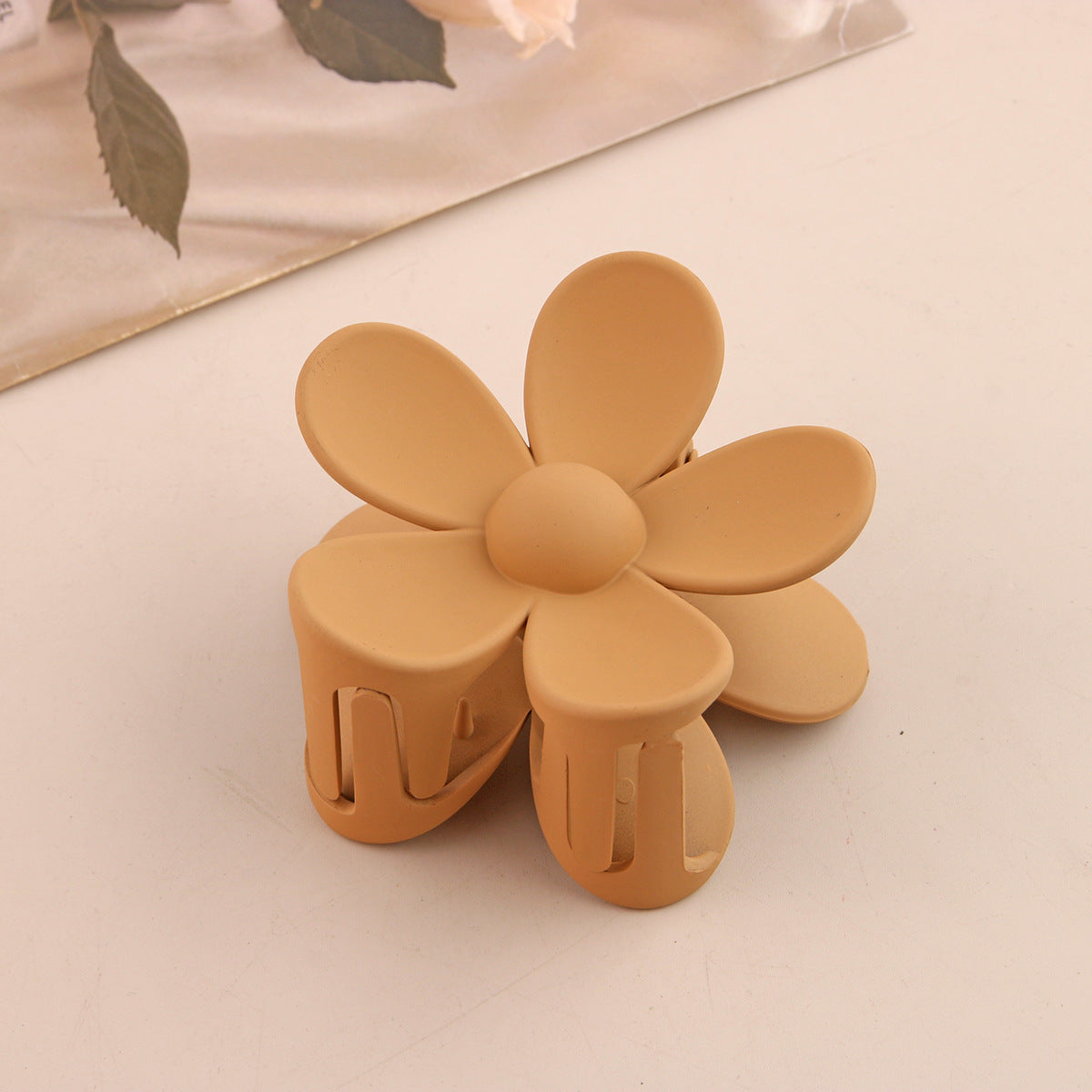 Fashion Flower Hair Clip ABS Grip Claw Clip for Women