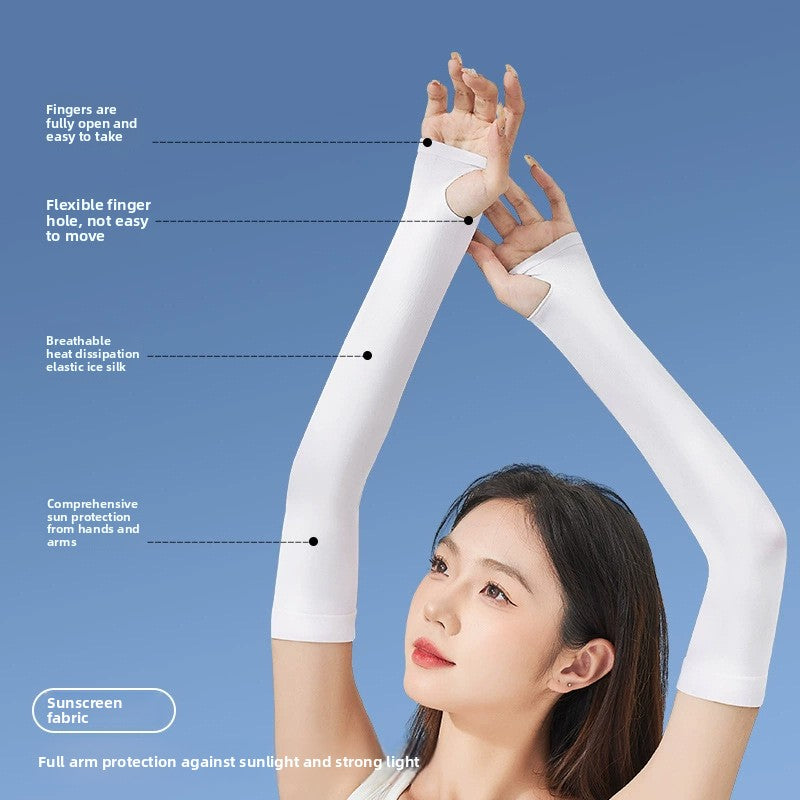 Unisex UV Protection Ice Sleeves for Outdoor Activities