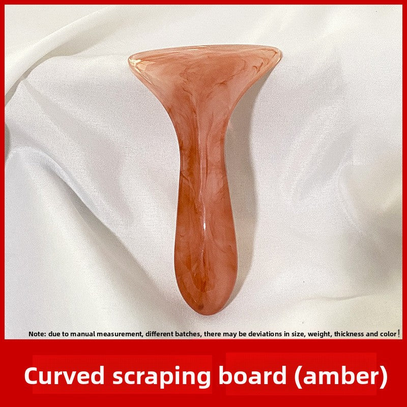 Facial gua sha and tendon-striking stick