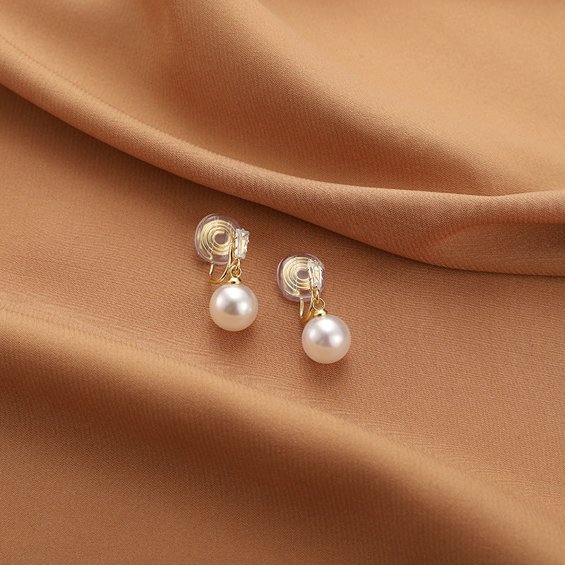 Aurielle Clip-On Pearl Earrings