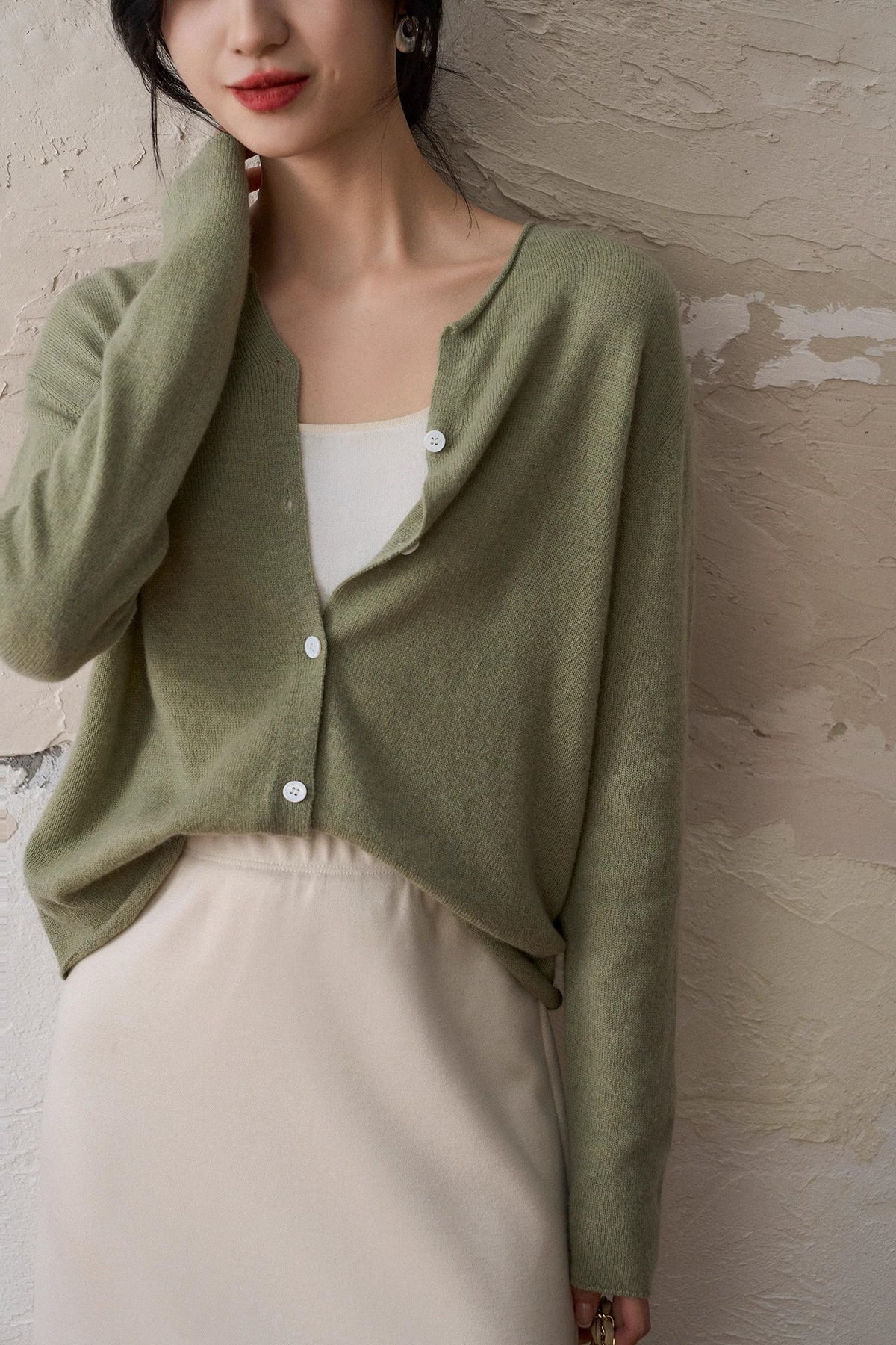 Knit cardigan