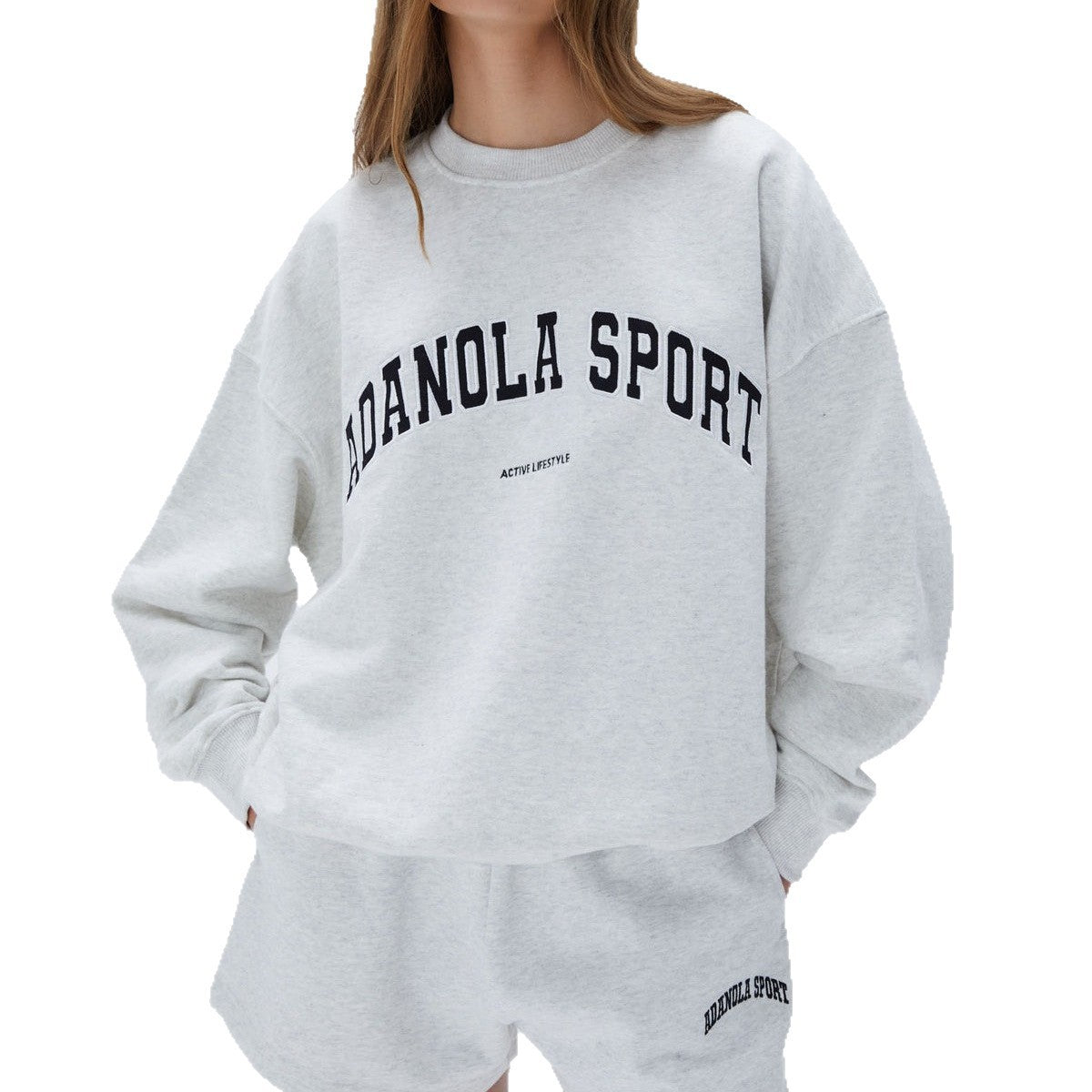 Women's Letter Embroidered Casual Sweatshirt