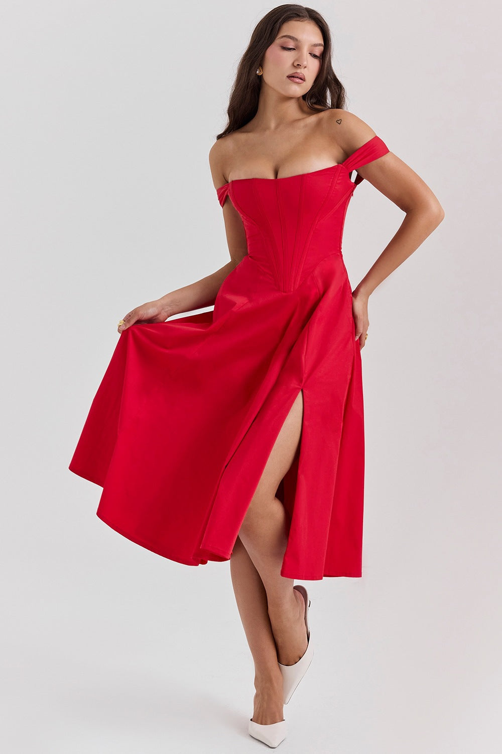 Sculptura Wrap Midi Dress