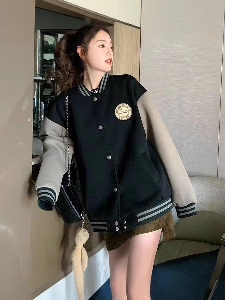 Heritage Velvet Baseball Jacket