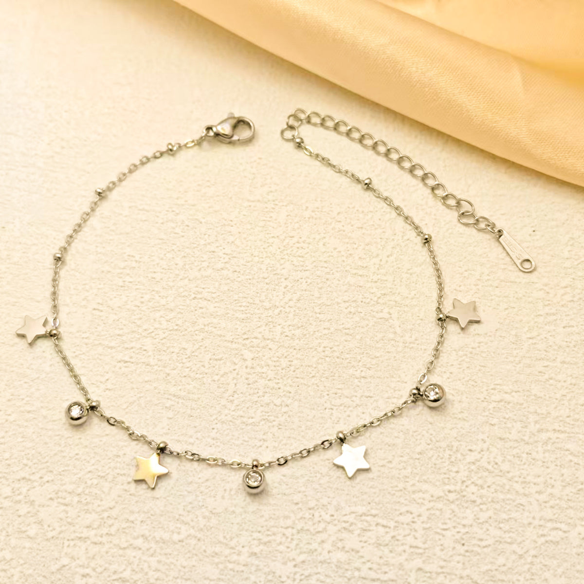 Fashion Titanium Steel Ankle Chain with Tassel