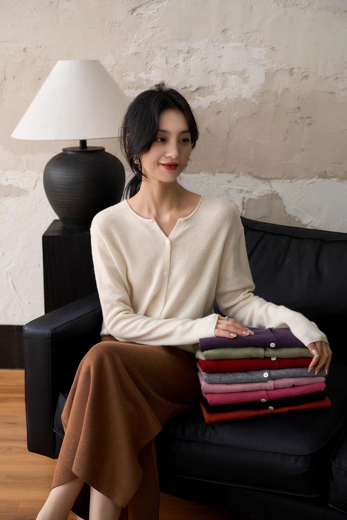 Knit cardigan