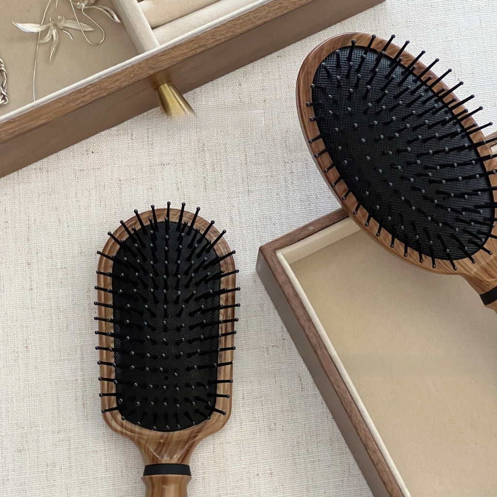 Wood Grain Air Cushion Hair Styling Brush