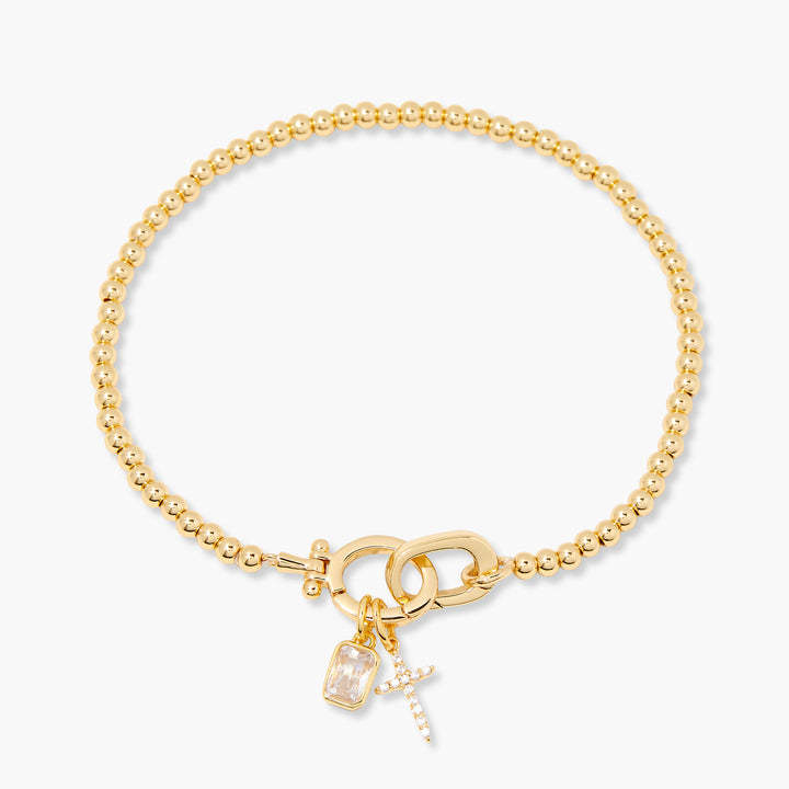 Zodiac Birthstone Gold Plated Adjustable Bracelet