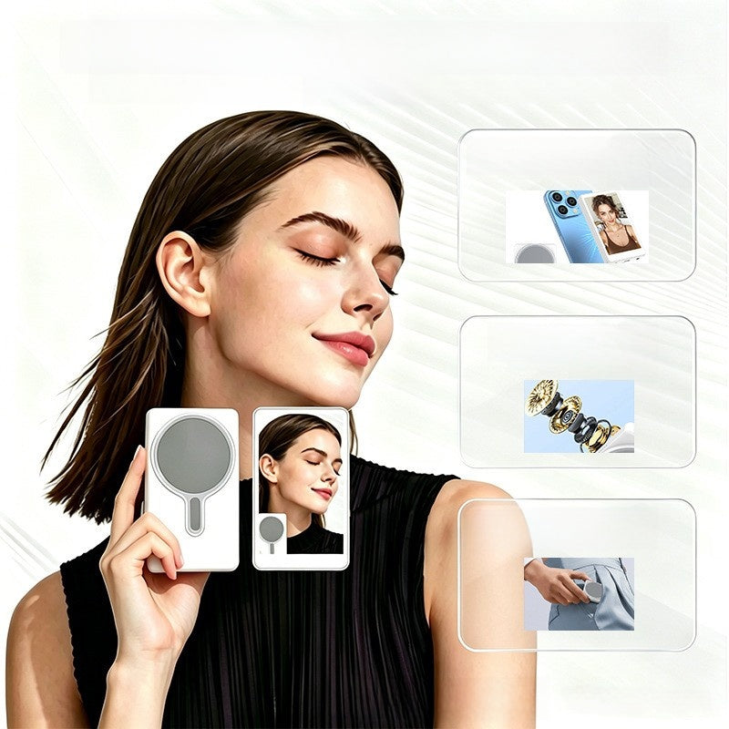 Self-timer and screen-on-screen device