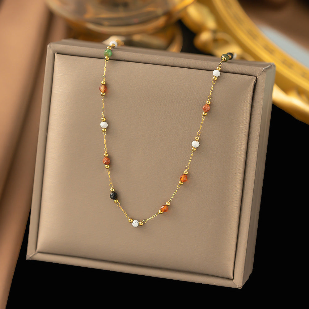 Titanium steel necklace