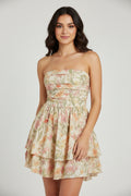 Aria Floral Tube Skirt