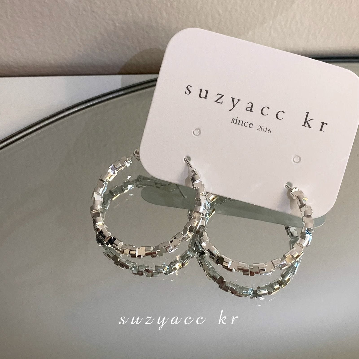 Lustre Bloom Silver Pearl Earrings