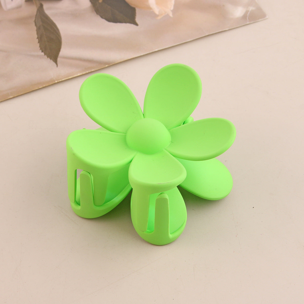 Fashion Flower Hair Clip ABS Grip Claw Clip for Women