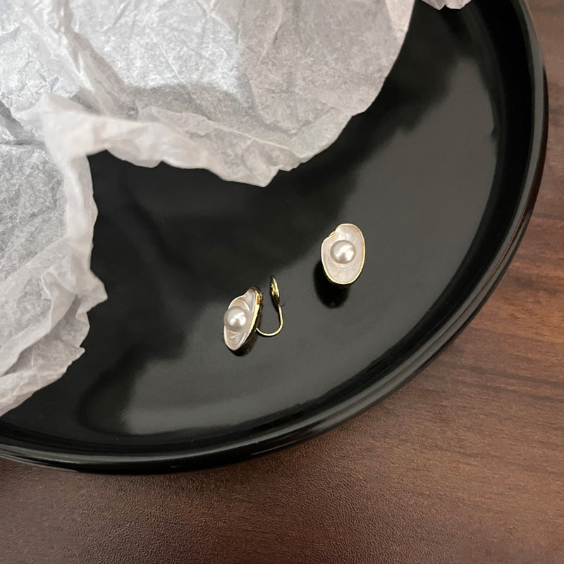 Aurielle Clip-On Pearl Earrings
