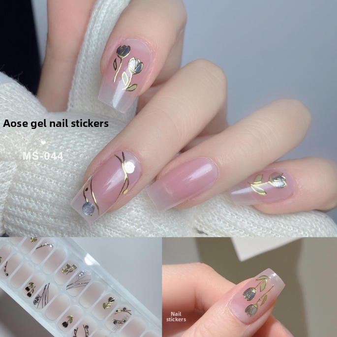Gel Nail Stickers Waterproof 3D Design